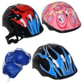 Scooter Bisiklet Kaykay Paten Kask Dizlik Dirseklik Koruma Seti - 1