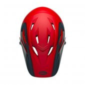 Bell Sanction Full Face Bisiklet Kaskı Siyah/Gri/Kırmızı Large thumbnail 4