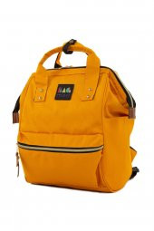 Bagmori Sarı Metal Ağızlı Sırt Çantası thumbnail 2