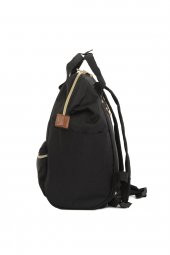 Bagmori Siyah Metal Ağızlı Sırt Çantası - 3