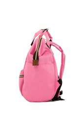 Bagmori Pembe Metal Ağızlı Sırt Çantası - 3