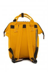 Bagmori Sarı Metal Ağızlı Sırt Çantası thumbnail 4