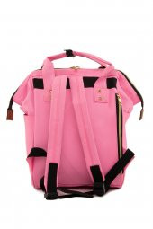 Bagmori Pembe Metal Ağızlı Sırt Çantası - 4