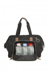 Bagmori Siyah Askılı Anne Bebek Bakım Çantası - 2