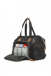 Bagmori Siyah Askılı Anne Bebek Bakım Çantası - 3