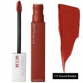 Maybellıne Super Stay Matte Ink Kalıcı Likit Mat Ruj 117 Ground Breaker - 2