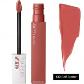 Maybellıne Super Stay Matte Ink Kalıcı Likit Mat Ruj 130 Self Starter - 2