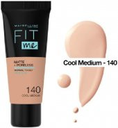 Maybellıne Fıt Me Matte Poreless Fondöten 140 Cool Medıum - 2