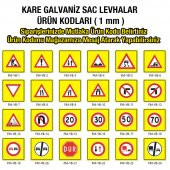TRAFİK TABELASI - YOL BAKIM LEVHASI 1 MM 90 CM (1 ADET) - 3