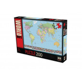 Dünya Siyasi Haritası 200 Parça Puzzle - 2
