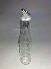 Restaurantlar Cafeler Barlar İçin Kapaklı Tapalı Cam Şişeli Sıvıyağlık Zeytinyağlık Sirkelik Sosluk - 3