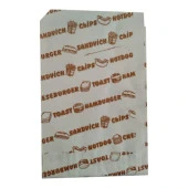 Büyük Boy Hamburger Körüklü Kese Kağıdı 12,5 Cm x 20 Cm 10 Kg - 1