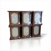 Restauranta Masaüstü Otomatik Yaylı Ahşap Peçetelik Kağıt Mendillik Havluluk Elbezi Dispenser Kutu thumbnail 1