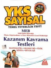 YKS TYT Sayısal Kazanım Kavrama Testleri - Matematik - Fizik - Kimya - Biyoloji - 1