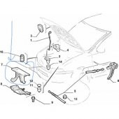FIAT PALIO Ön Kaput Kilit 1996 - 2012 (46762474) - 3