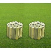 Ahşap Bahçesi Çiti 20x150cm 2'li - 1