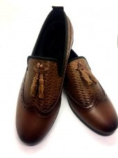 ERKEK YAZ SEZONU PÜSÜKÜLÜ VE DESENLİ AYAKKABI - 1