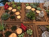 Dekoratif Ahşap Saksı - 3