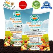 Biohumus Organik Gübre Bitki Besin Gübresi 50 Kg İKİLİ - 1