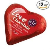 ELİT  LOVE CHOCOLATE Sevgiliye Hediye Kalpli Çikolata - 1