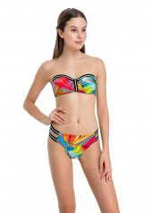 DAGİ KADIN STRAPLEZ BİKİNİ TAKIMI TURUNCU B0118Y0470TRC - 1