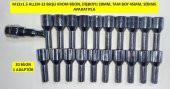 Allen-12 Başlı Krom Kaplı Bijon M12X1.5 .Diş=28 Mm Tam Boy 45 Mm - 1