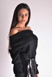 Carmen Yaka Siyah Kazak - 1