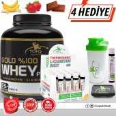 Torq Nutrition Gold %100 Whey Protein Tozu 2300 Gr + Thermogenic L-Carnitine Shot 3000 Mg | 20 Adet - 1