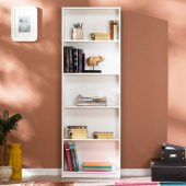 Adore Max 5 Raflı Kitaplık - Beyaz - 1