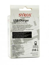 Syrox J34 USB Şarj Adaptörü (Başlık) 12W - 3