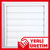 Banyo Wc Havalandırma Alüminyum Beyaz Menfez, Panjur - 1