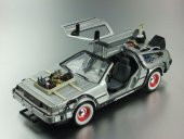 Geleceğe Dönüş Arabası Seri 3 Metal Model Araba Back To The Future Delorean 1-24 Ölçek - 5