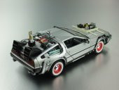 Geleceğe Dönüş Arabası Seri 3 Metal Model Araba Back To The Future Delorean 1-24 Ölçek - 6