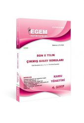 Kamu Yönetimi 4. Sınıf Bahar Dönemi Çıkmış Sınav Soruları EGEM - 1