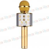 WS 858 Bluetooth Karaoke Mikrofon Kablosuz Hoparlör - 3