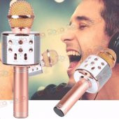 WS 858 Bluetooth Karaoke Mikrofon Kablosuz Hoparlör - 6