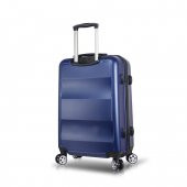 My Valice Smart Bag Exclusive Usb Şarj Girişli Kabin Boy Valiz Lacivert - 7