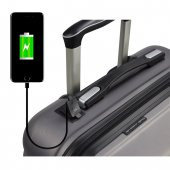 My Valice Smart Bag Exclusive Usb Şarj Girişli 3lü Valiz Seti (Kabin, Orta ve Makyaj) Antrasit - 4