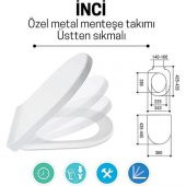 Nkp Klozet Kapağı İnci Soft Yavaş Kapanır - 2