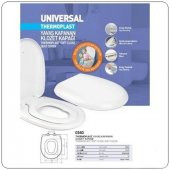 NKP Universal Çocuk Adaptörlü Yavaş Kapanır Klozet Kapak ORJİNAL - 1