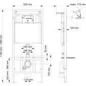 Alçıpan Duvarlar İçin Gömme Rezervuar Seti  VİSAM  ALÇIPAN UYUMLU thumbnail 2