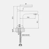 Creavit SR1500 Sharp Lavabo Bataryası Krom HIZLI KARGO - 3