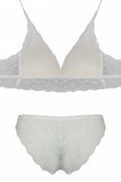 Ecem Yıldız Desteksiz Süngerli Telsiz Bralet Sütyen Külot Takım - 4