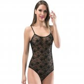 Kadın Dantel Çıtçıtlı Body - Dantelli Zıbın - 2