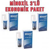 Minoxil Forte 5 Deri Spreyi 3'LÜ EKONOMİK PAKET SKT:04/2021 - 1