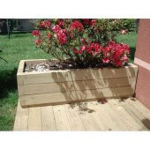 Ahşap Saksı 40x100x30cm - 1