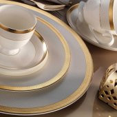 Kütahya Porselen Bone 84 Parça 25142 Desenli Yemek Takımı - 2