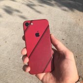 3M Bordo Kırmızı iPhone 7 Sticker Kaplama - 1