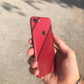 3M Bordo Kırmızı iPhone 7 Sticker Kaplama - 2