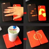 Apple iPhone 6 6S Isıya Göre Renk Değiştiren Silikon Kılıf Parmak - 4